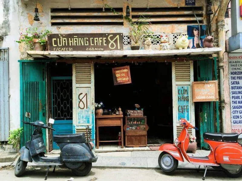 Thiết kế quán cafe phong cách vintage