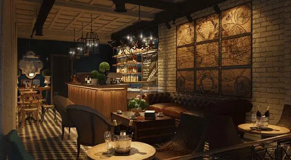 Thiết kế quán cafe phong cách vintage
