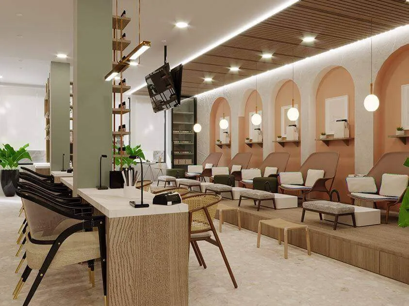 Thiết kế nội thất spa hiện đại 5 Thiết kế quán cafe phong cách vintage