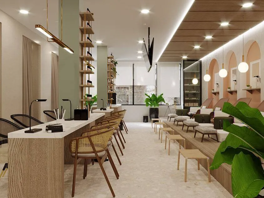 Thiết kế nội thất spa hiện đại 7 Thiết kế quán cafe phong cách vintage