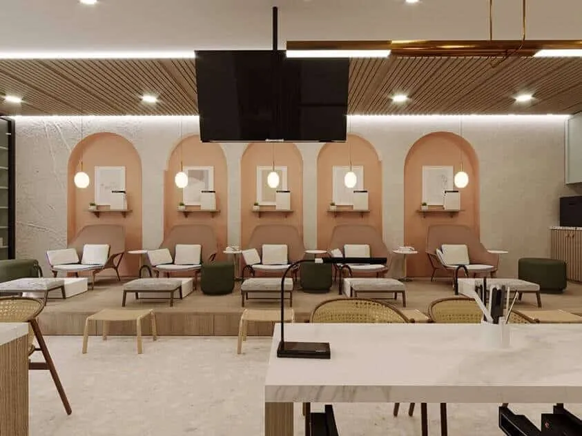 Thiết kế nội thất spa hiện đại 8 Thiết kế quán cafe phong cách vintage