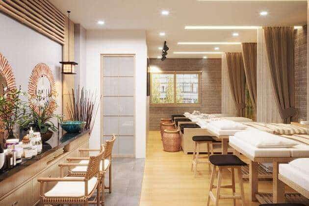 Mẫu spa mini đẹp Mẫu spa mini đẹp