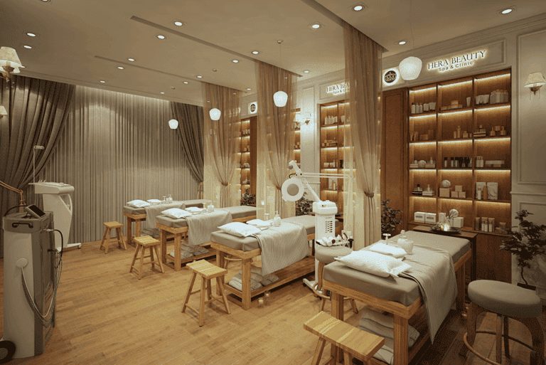 Thiết kế spa nhỏ đẹp cho không gian kinh doanh hoàn hảo