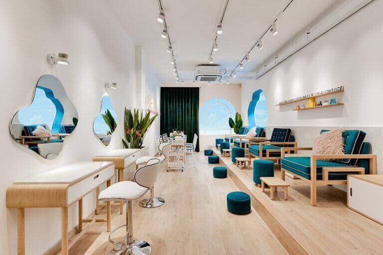 Không gian thiết kế spa đẹp, hiện đại
