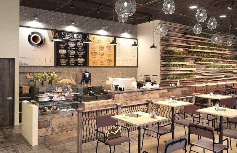 Thiết kế quán cafe phong cách vintage