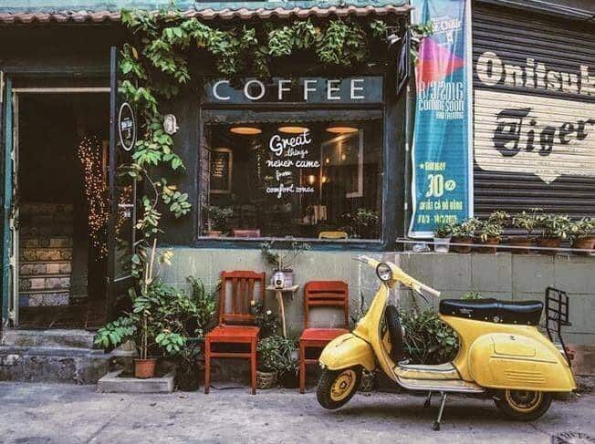 Thiết kế quán cafe phong cách vintage