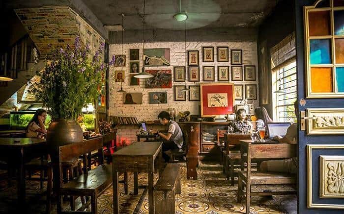 Thiết kế quán cafe phong cách vintage