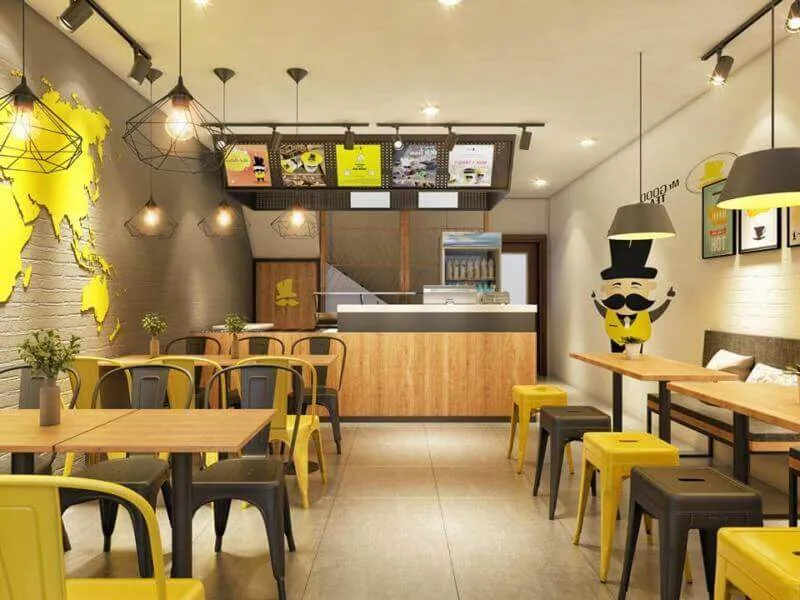 Thiết kế quán cafe phong cách vintage