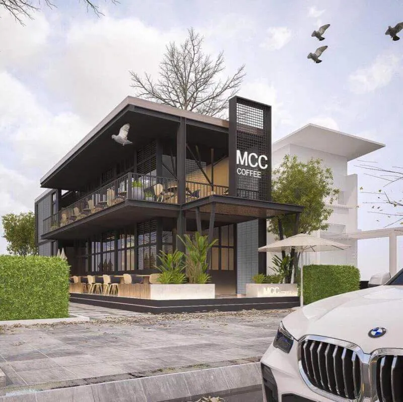 Thiết kế quán cafe phong cách vintage