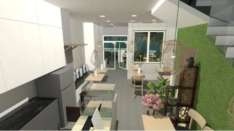 Thiết kế quán cafe phong cách vintage