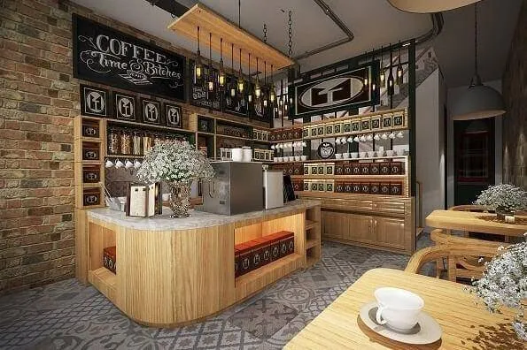 Tủ trưng bày đồ cổ cho phòng khách ấn tượng