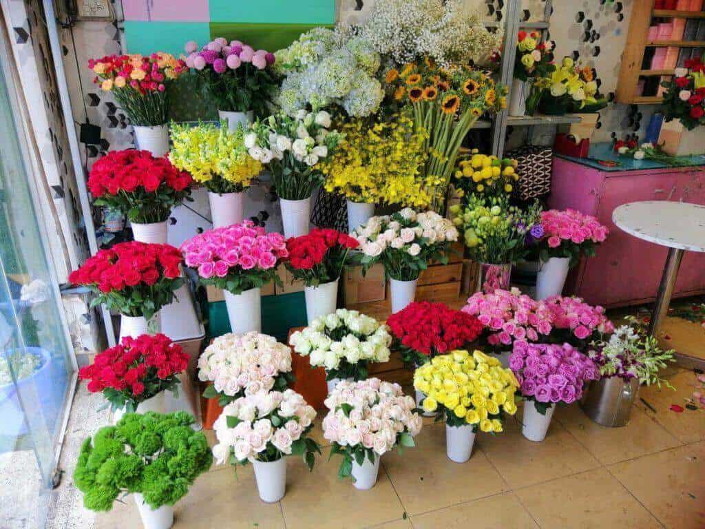 Thiết kế shop hoa hiện đại