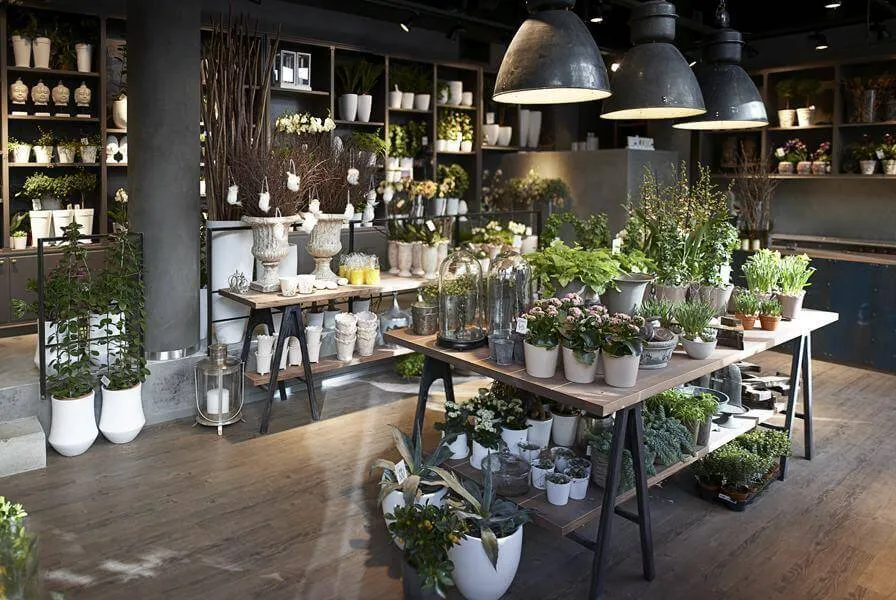 Thiết kế shop hoa hiện đại