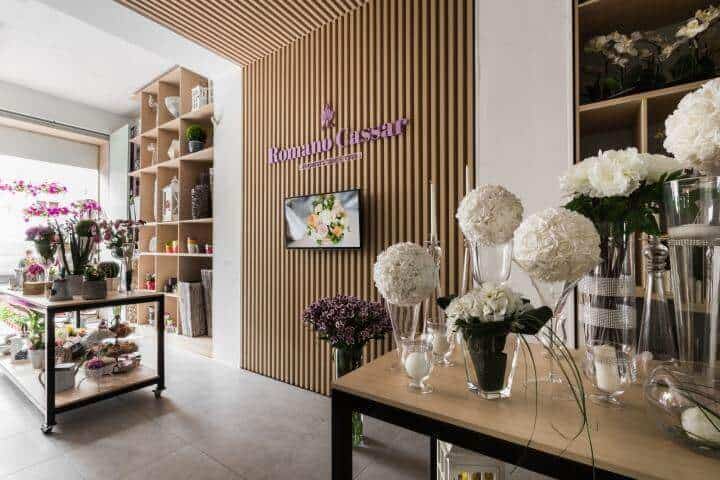 Thiết kế shop hoa hiện đại