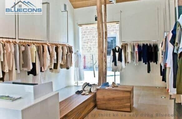 Nội thất cửa hàng quần áo 9 Kích thước nội thất shop thời trang cân đối không gian tốt