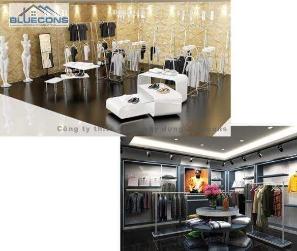 Nội thất cửa hàng quần áo