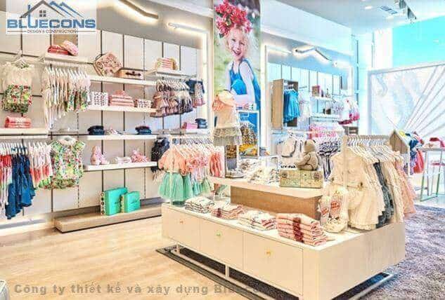 Nội thất cửa hàng quần áo 14 Mẫu thiết kế shop quần áo em bé đẹp
