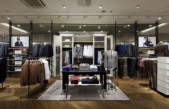 Trang trí shop quần áo nam