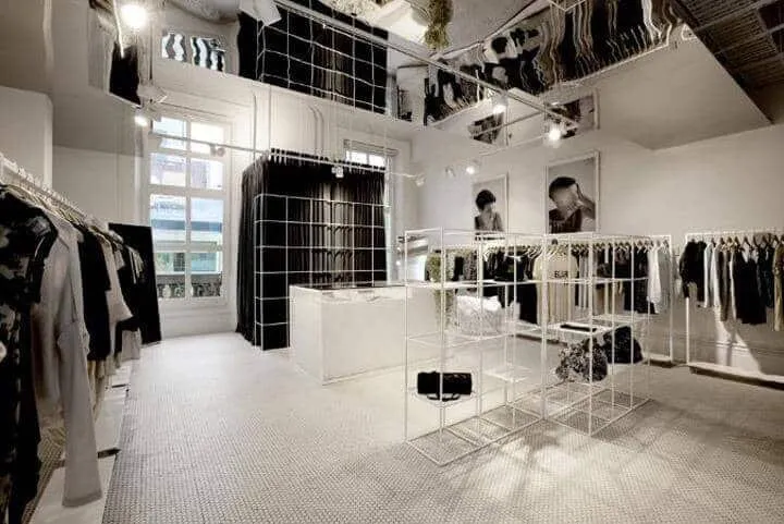 Cách thiết kế shop quần áo thời trang