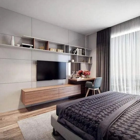 Thiết kế căn hộ mini 50m2 2 phòng ngủ 9 Thiết kế phòng chung cư đẹp