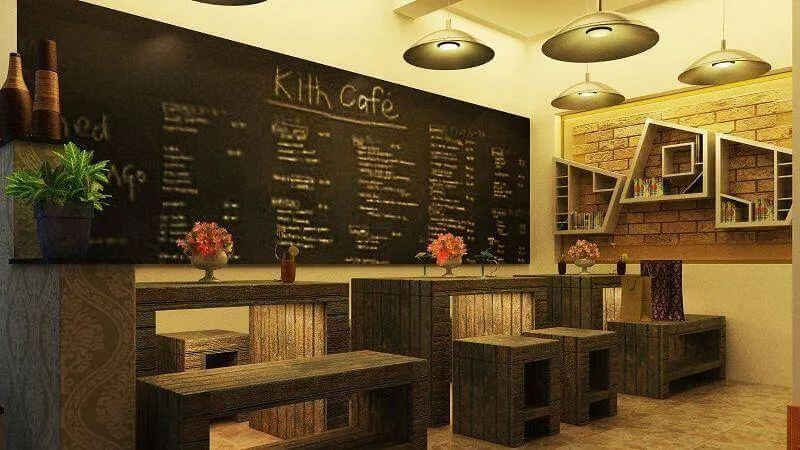 Thiết kế quán cafe phong cách vintage