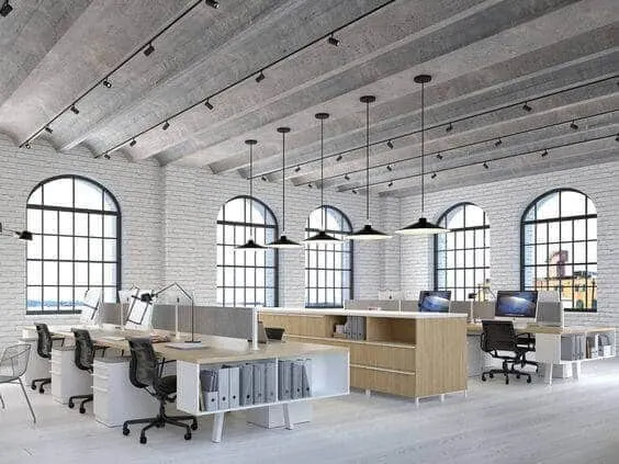 Văn phòng thiết kế theo phong cách tối giản đẹp và không kém phần thu hút, sang trọng