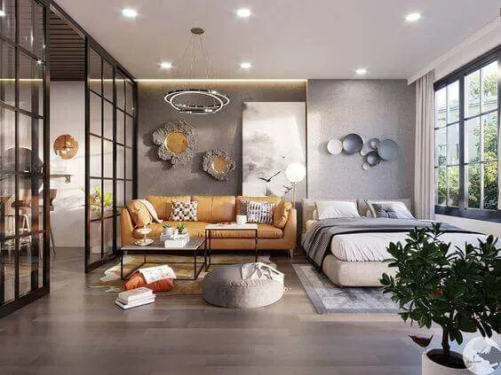 Thiết kế nội thất chung cư hiện đại đẹp 6 Thiết kế phòng chung cư đẹp