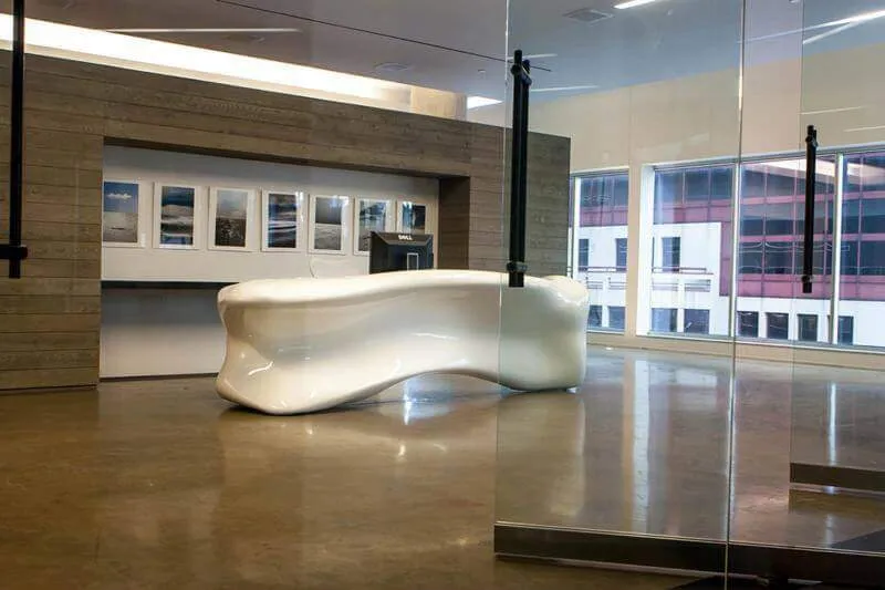 Quầy lễ tân đẹp cao cấp thẩm mỹ cao