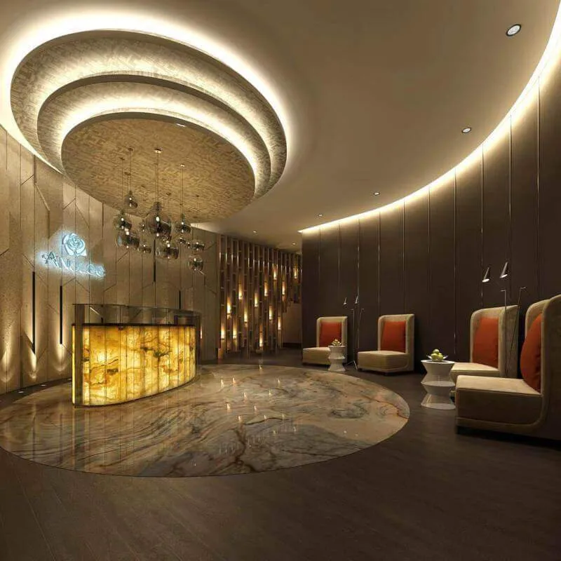 Quầy lễ tân đẹp cao cấp thẩm mỹ cao