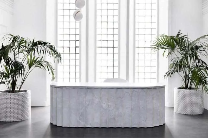 Quầy lễ tân đẹp cao cấp thẩm mỹ cao