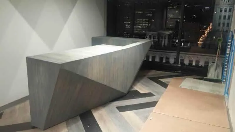 Quầy lễ tân đẹp cao cấp thẩm mỹ cao