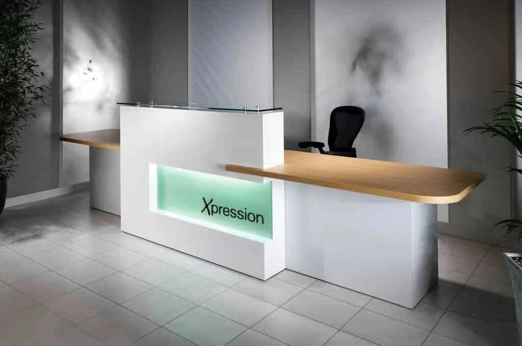 Quầy lễ tân đẹp cao cấp thẩm mỹ cao