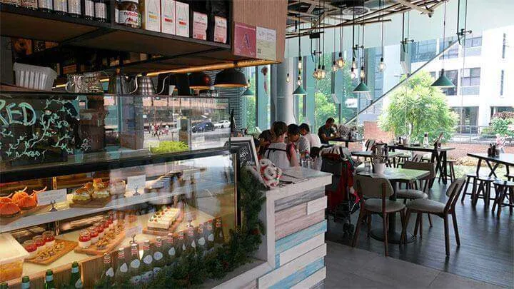 THIẾT KẾ TIỆM BÁNH NGỌT 7 Thiết kế quán cafe phong cách vintage