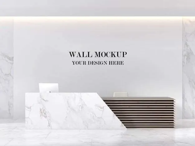 Quầy lễ tân vân đá chất lượng cao