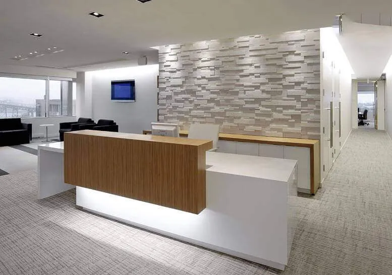 Quầy lễ tân vân đá chất lượng cao