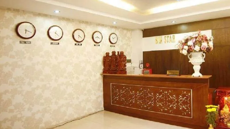 Quầy lễ tân vân đá chất lượng cao