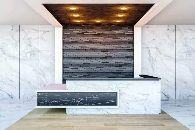 Mẫu quầy lễ tân khách sạn đạt tiêu chuẩn 4 Mẫu quầy lễ tân khách sạn đạt tiêu chuẩn