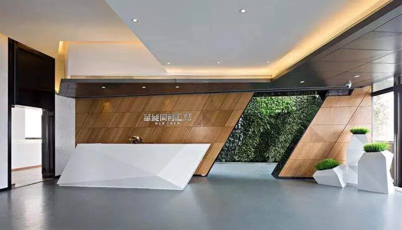 Mẫu quầy lễ tân 10