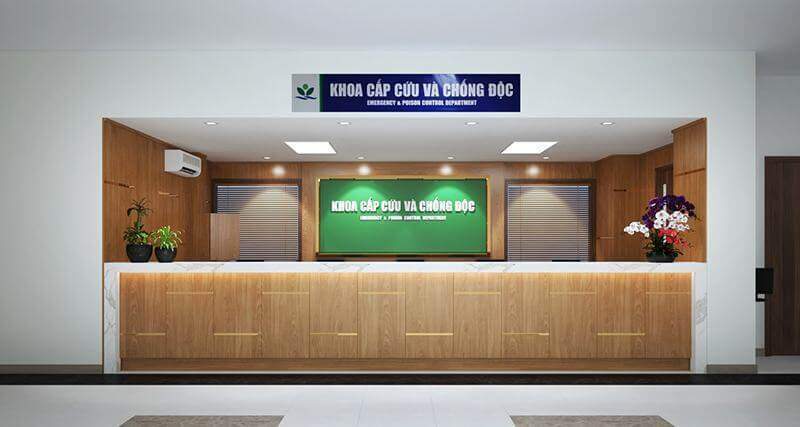 Bố trí quầy lễ tân bệnh viện hợp lý
