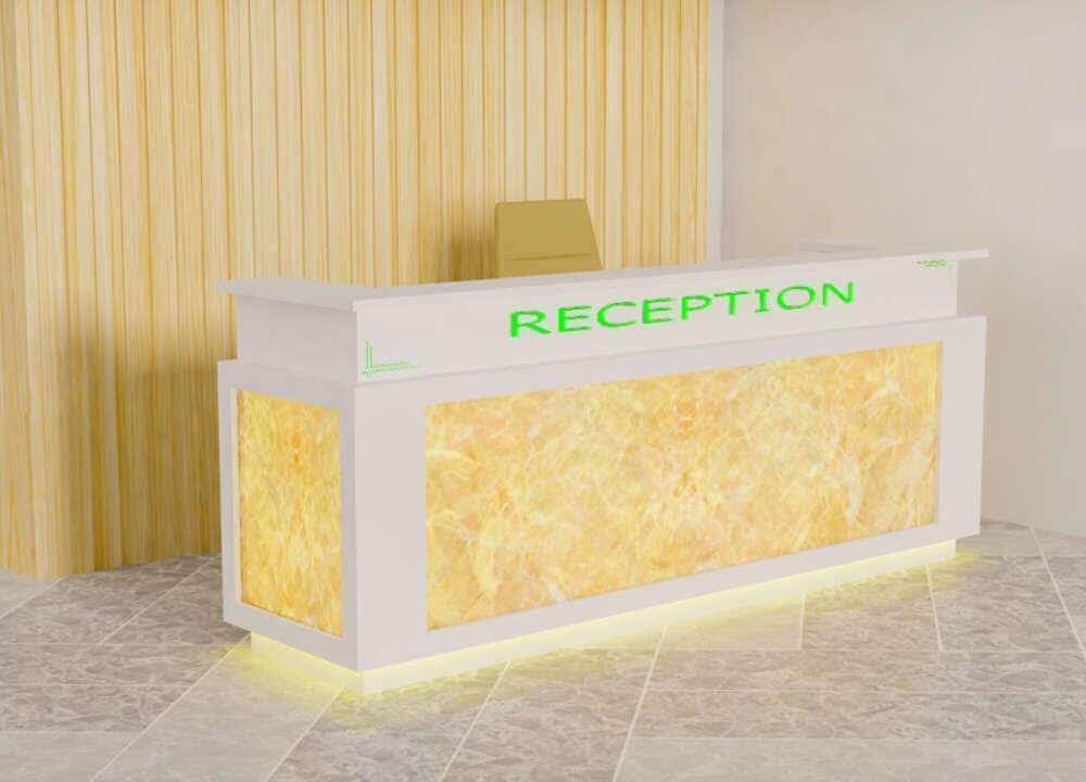 Quầy lễ tân thẩm mỹ viện 30 Hình ảnh 3D thiết kế quầy lễ tân