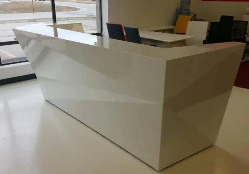Đóng quầy lễ tân giá rẻ TPHCM 6 Mẫu quầy lễ tân khách sạn đạt tiêu chuẩn