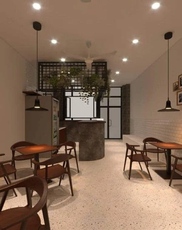 Thiết kế quán cafe nhỏ đẹp 6 Thiết kế quán cafe phong cách vintage
