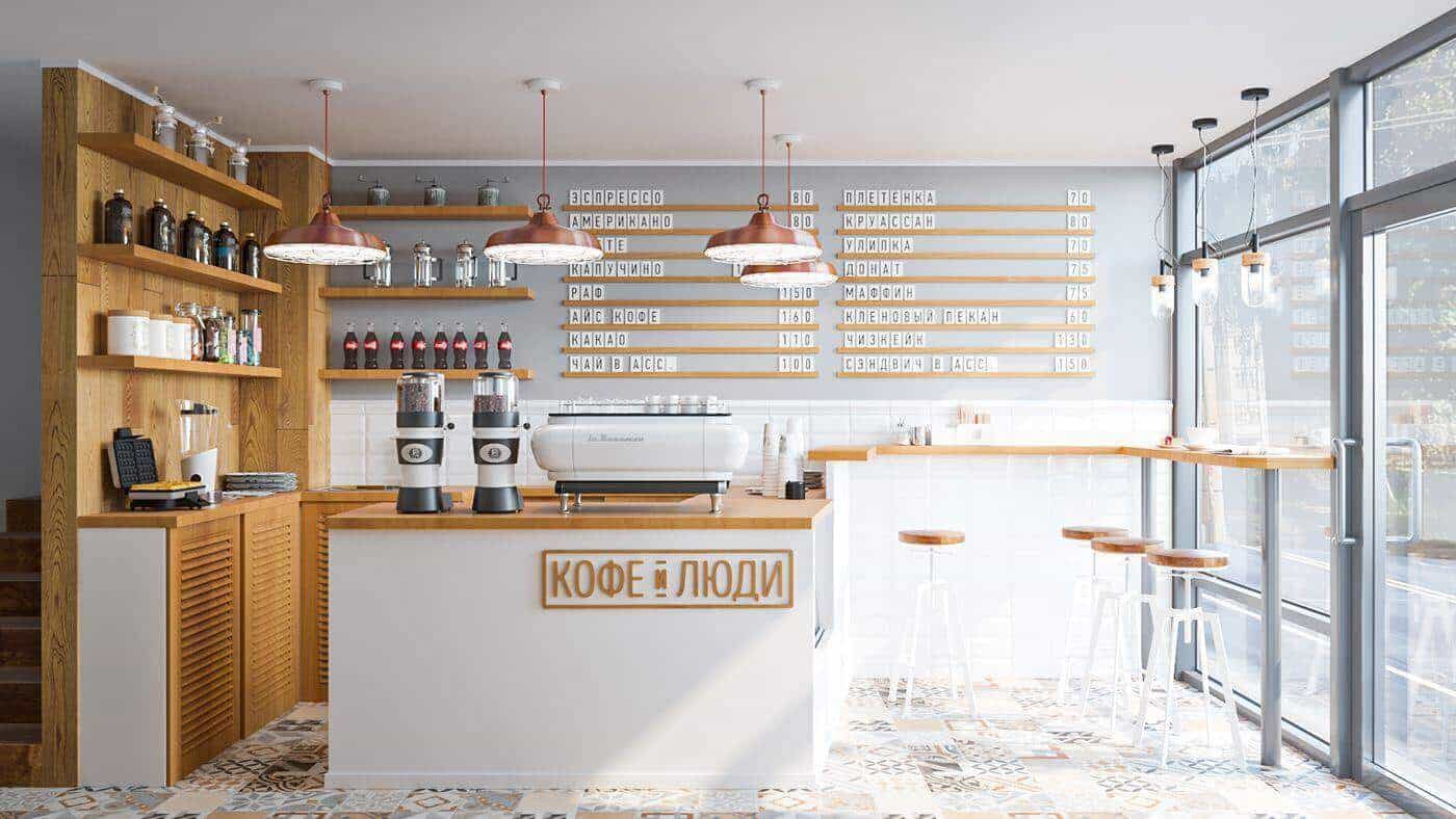 Thiết kế quán cafe nhỏ đẹp