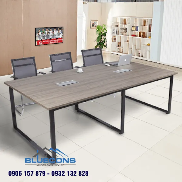 30+ mẫu bàn họp 1m8 gỗ chân sắt tiện ích thịnh hành nhất 2023 10 Thiết kế phòng chung cư đẹp