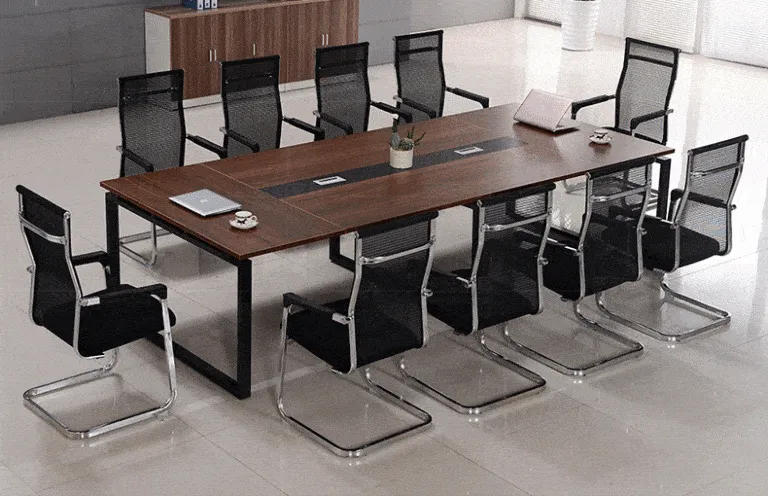 Bàn họp dài 4m 2 Thiết kế phòng chung cư đẹp