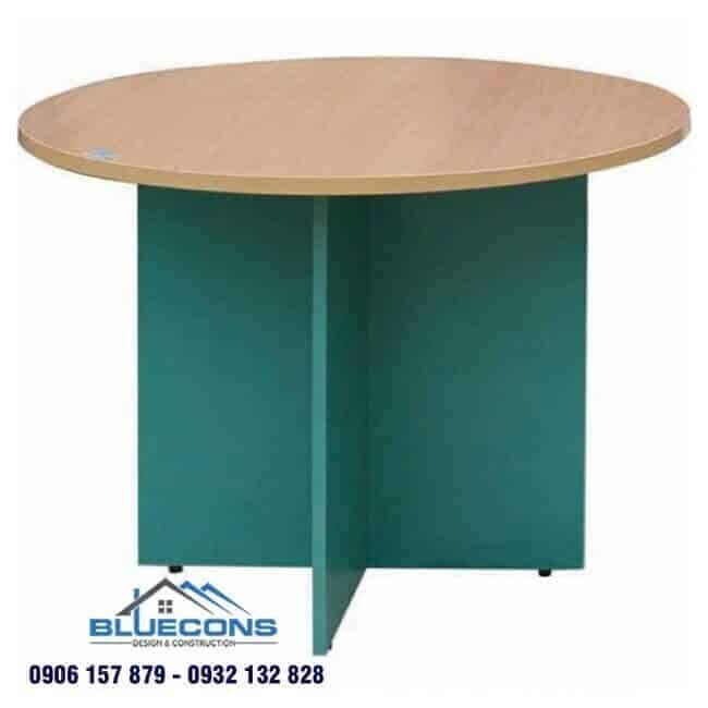 101+ Mẫu bàn họp tròn gỗ công nghiệp bền đẹp, nhiều doanh nghiệp yêu thích lựa chọn 5 Bàn họp tròn màu vàng xanh thanh lịch nhưng vô cùng hiện đại