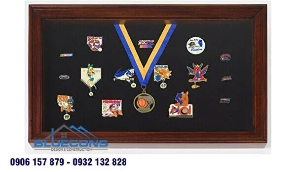 Tủ trưng bày huy chương 2 Thiết kế phòng chung cư đẹp