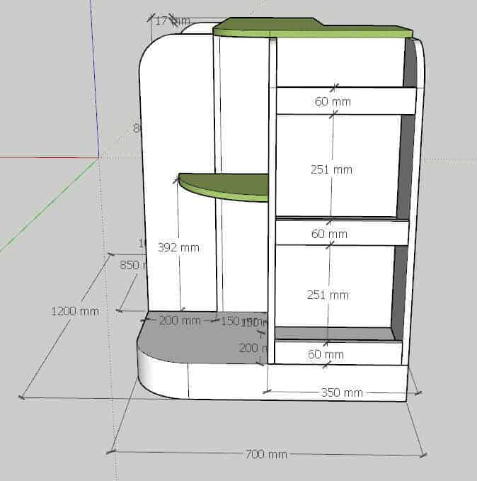#35 Quầy kệ siêu thị mini giá rẻ 15 Kích thước quầy kệ siêu thị nhỏ