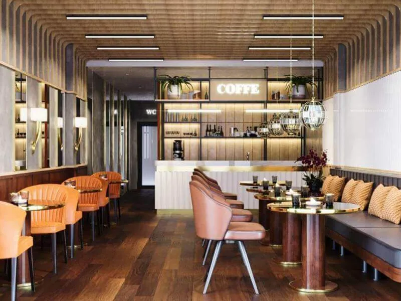 Thiết kế quán cafe phong cách vintage