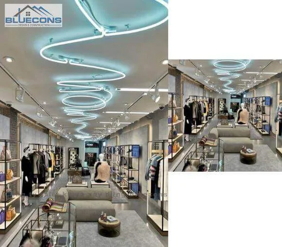 Nội thất cửa hàng quần áo